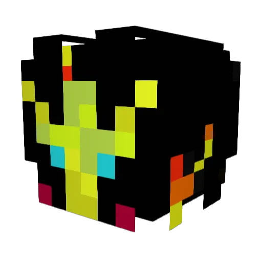 _EclipseStar_ Minecraft avatar head, 3D render