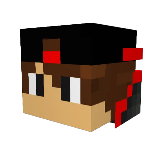_Eclipse_PvP Minecraft avatar head, 3D render