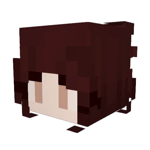 _Eclipse__0 Minecraft avatar head, 3D render