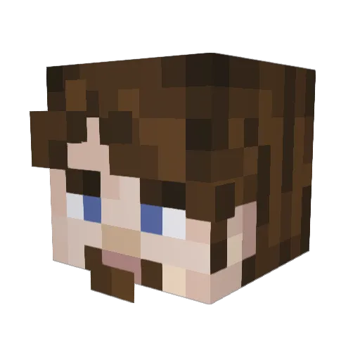 _Ecthelion__ Minecraft avatar head, 3D render