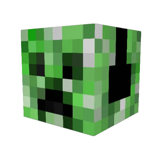 _EddyYy Minecraft avatar head, 3D render