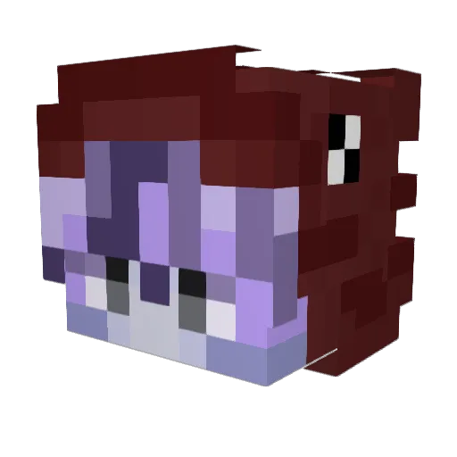 _Editza Minecraft avatar head, 3D render
