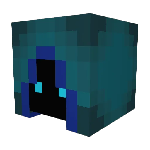 _Egress Minecraft avatar head, 3D render