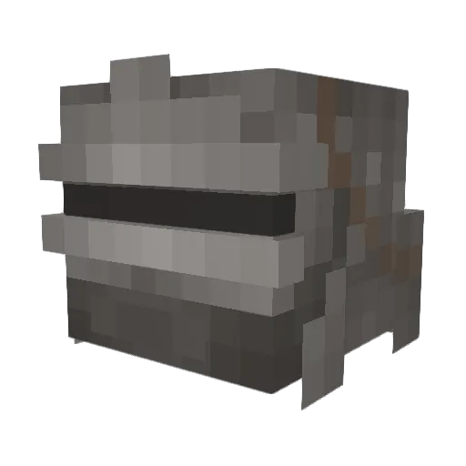 _Eldenn_ Minecraft avatar head, 3D render