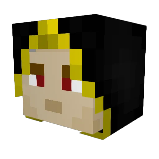 _Elder_Lich_ Minecraft avatar head, 3D render