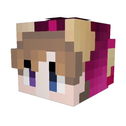 _EliteKnight Minecraft avatar head, 3D render
