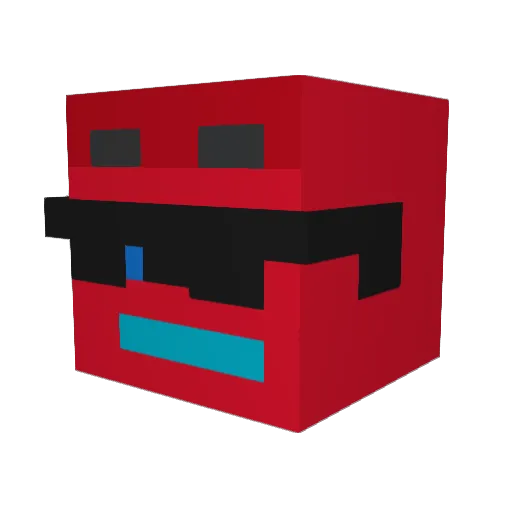 _Elite_Panther Minecraft avatar head, 3D render