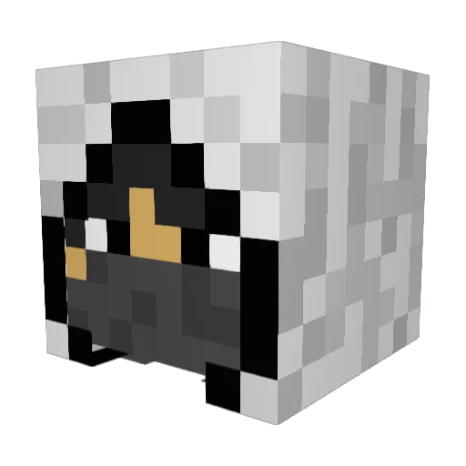 _Elite_crafter_ Minecraft avatar head, 3D render