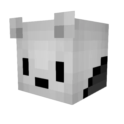 _Elly__ Minecraft avatar head, 3D render