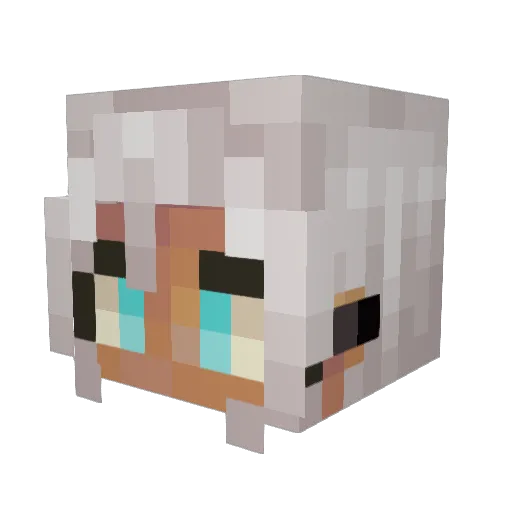 _Elma_ Minecraft avatar head, 3D render