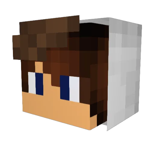_Elyo_T Minecraft avatar head, 3D render