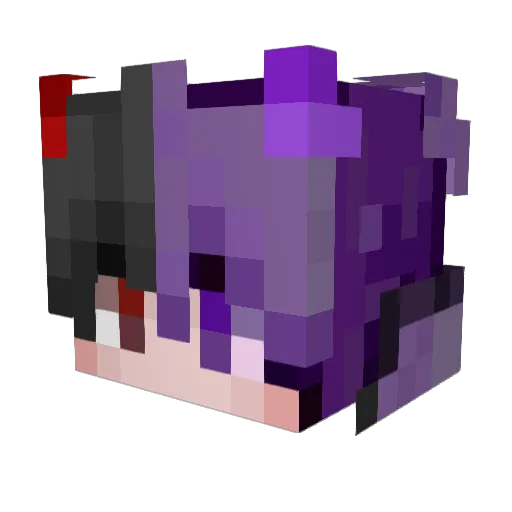 _EmkayY Minecraft avatar head, 3D render