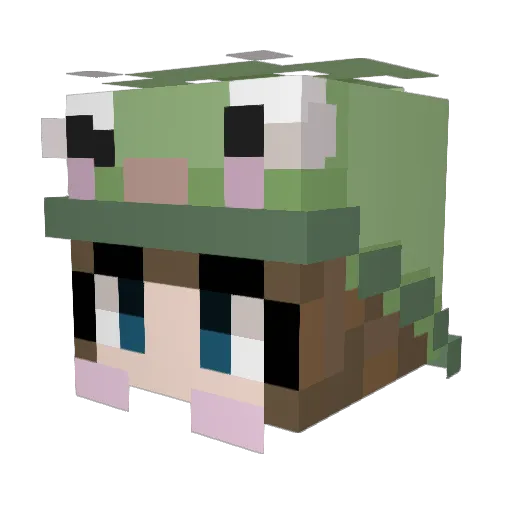 _EmpressEmily Minecraft avatar head, 3D render