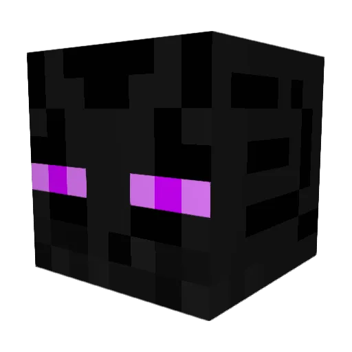 _EnderFilms Minecraft avatar head, 3D render