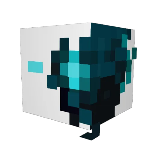 _EnderShot_ Minecraft avatar head, 3D render