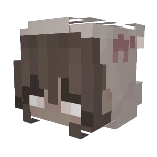 _EnergizerBunny_ Minecraft avatar head, 3D render