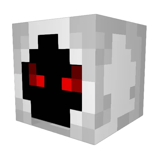 _Entity_3O3_ Minecraft avatar head, 3D render