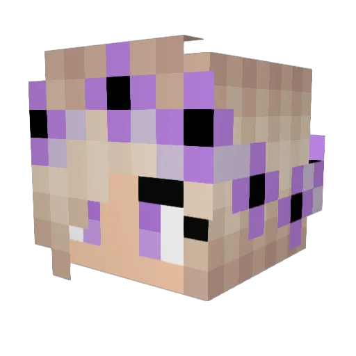 _Enzy_ Minecraft avatar head, 3D render