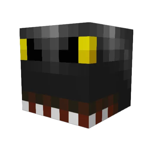 _Equalizer_ Minecraft avatar head, 3D render
