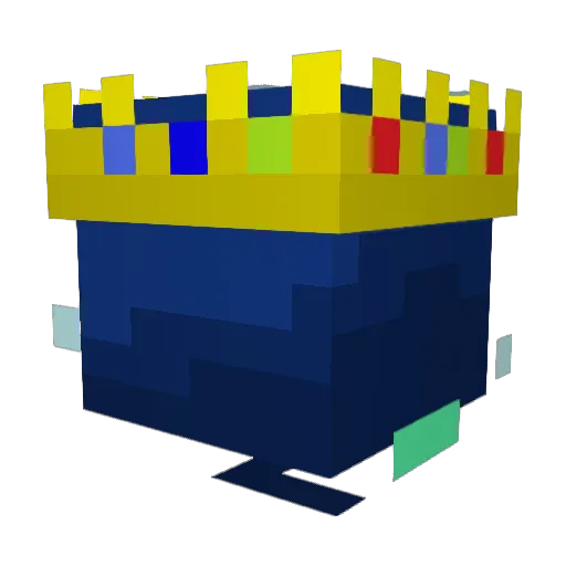 _Erth_ Minecraft avatar head, 3D render