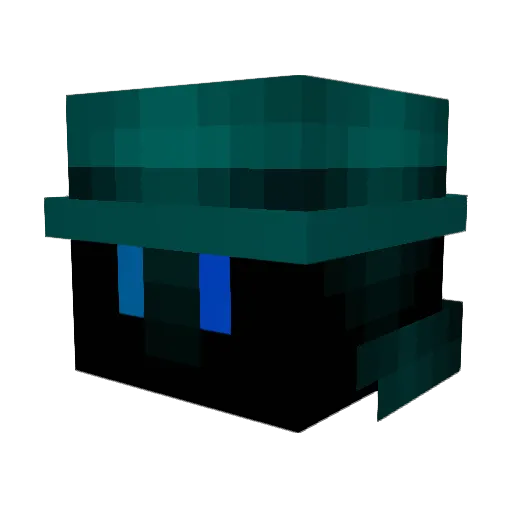 _Et_Z Minecraft avatar head, 3D render