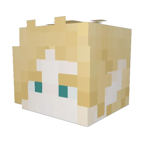 _Etriox_ Minecraft avatar head, 3D render