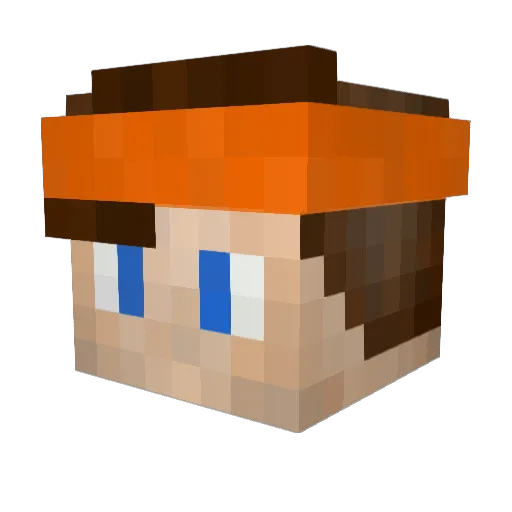 _Eugeine_ Minecraft avatar head, 3D render