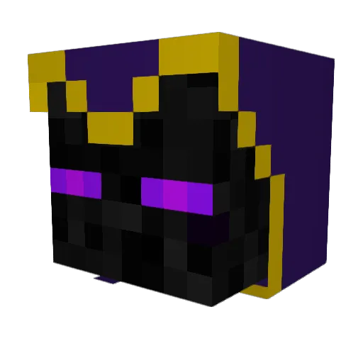 _Excelsior_ Minecraft avatar head, 3D render