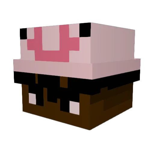_ExecutiveGo0p Minecraft avatar head, 3D render