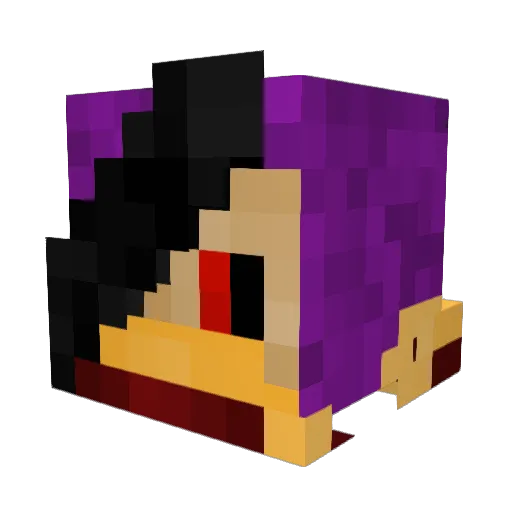 _Exsium_ Minecraft avatar head, 3D render