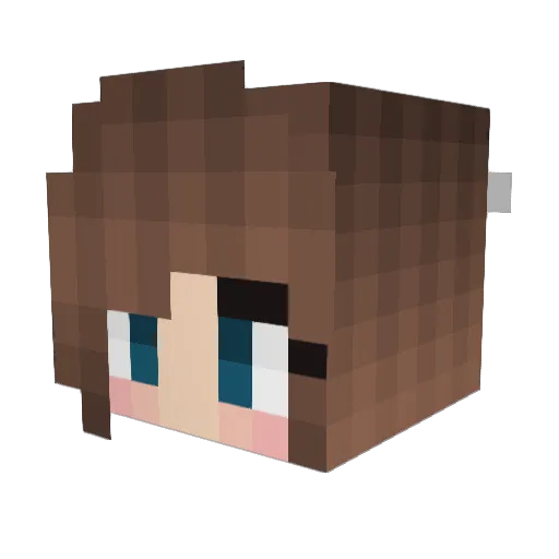 _Ezaral_ Minecraft avatar head, 3D render