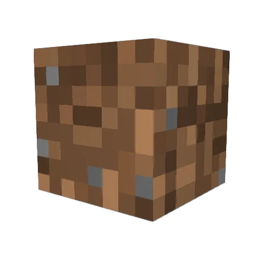 _F4nN Minecraft avatar head, 3D render
