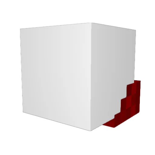 _FACHOSA_VIP_ Minecraft avatar head, 3D render