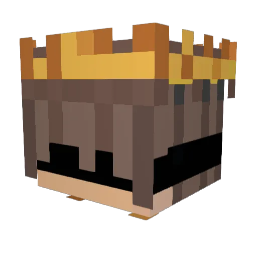 _FIREguy Minecraft avatar head, 3D render