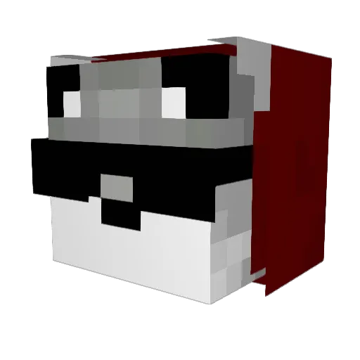 _FLOFY_ Minecraft avatar head, 3D render