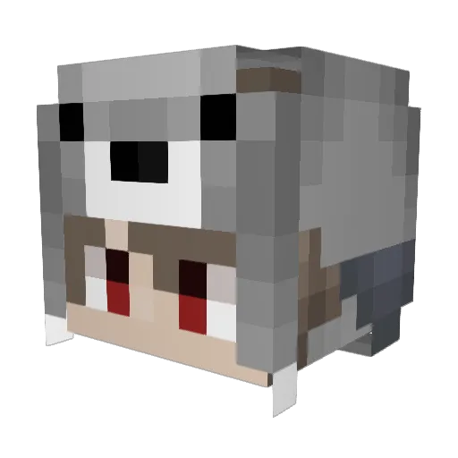 _FairyLove Minecraft avatar head, 3D render