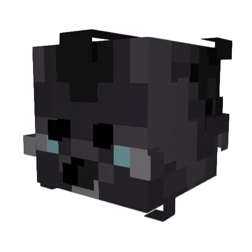 _FallingFox_ Minecraft avatar head, 3D render
