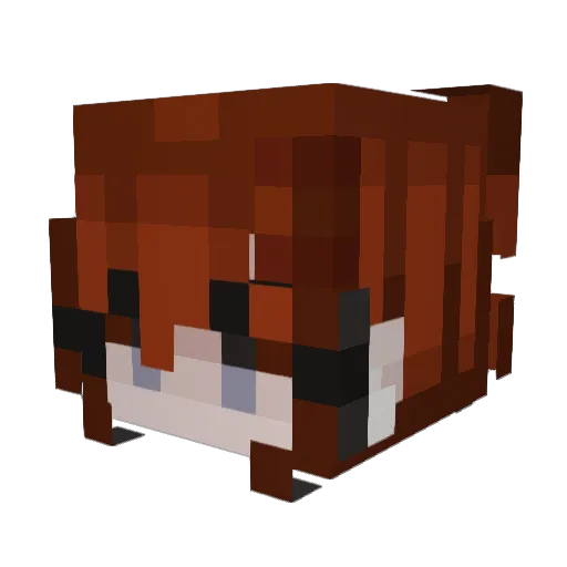 _Fantasize Minecraft avatar head, 3D render
