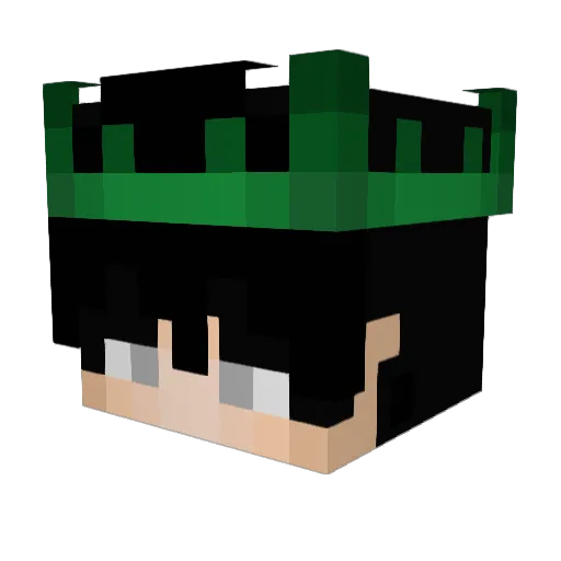 _Fantasy16_ Minecraft avatar head, 3D render