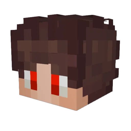 _Fardest Minecraft avatar head, 3D render