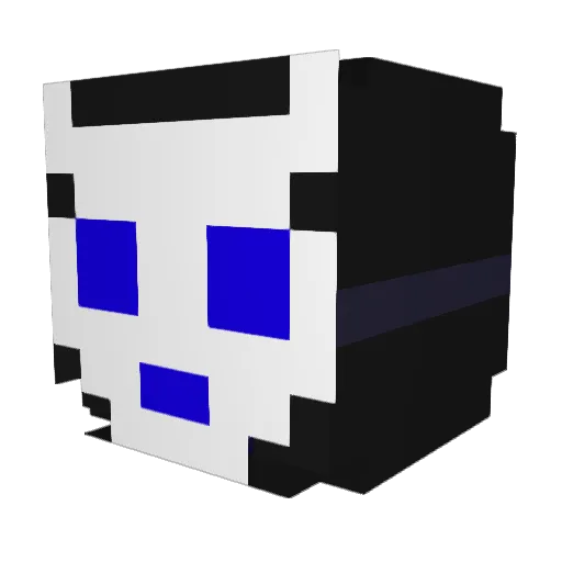 _FearLessBoy_ Minecraft avatar head, 3D render