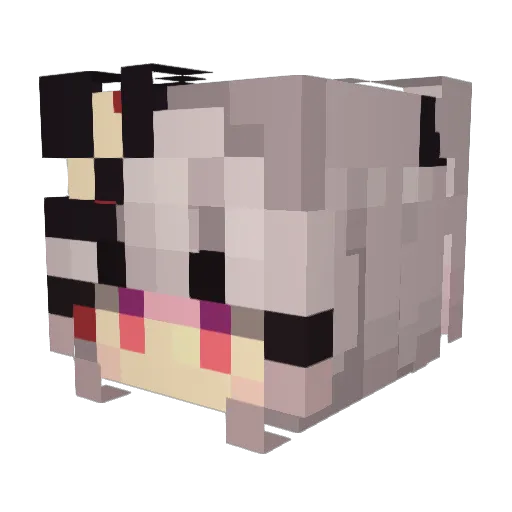 _Felix128 Minecraft avatar head, 3D render