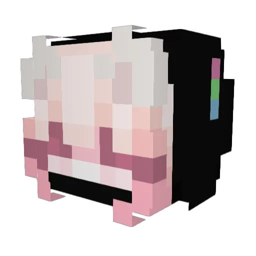_Felix56_ Minecraft avatar head, 3D render