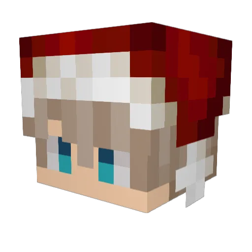 _FellCekcu_ Minecraft avatar head, 3D render