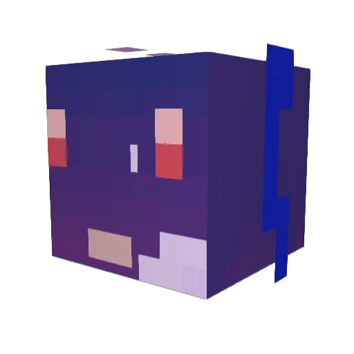 _Festy_ Minecraft avatar head, 3D render