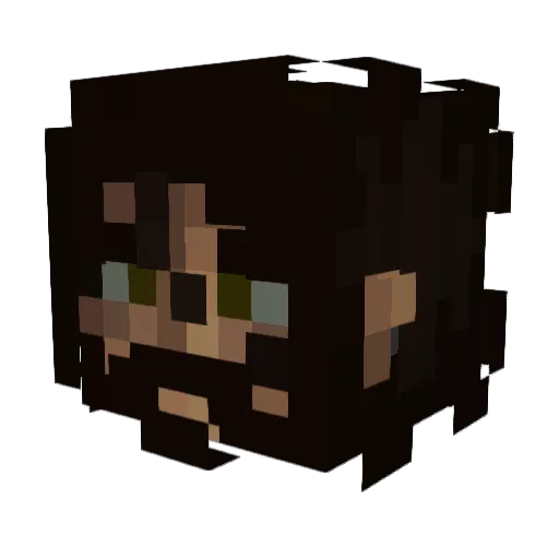 _FirBranch_ Minecraft avatar head, 3D render