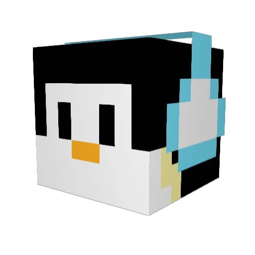 _Firedragon57_ Minecraft avatar head, 3D render