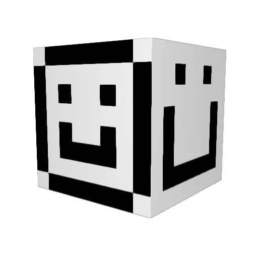 _Fiv3 Minecraft avatar head, 3D render