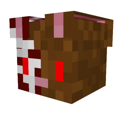 _Flarky_ Minecraft avatar head, 3D render