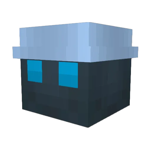 _FlexHero_ Minecraft avatar head, 3D render